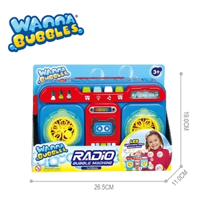 New xu hướng đồ chơi trẻ em mùa hè ngoài trời trẻ em xà phòng tự động bong bóng Blower đồ chơi B/O đài phát thanh máy bong bóng với ánh sáng và âm nhạc - Product Image 6
