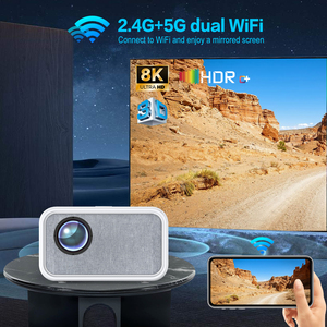 Proyector Android inteligente OEM más barato compatible con Max 4K Video Full HD 1080P batería incorporada proyector al aire libre para uso doméstico - Product Image 3