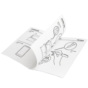 Özel ürünler ambalaj talimatı kullanım kılavuzu baskılı parlak/mat laminasyon boyama kitabı fotoğraf menüsü kitapçık baskı - Product Image 1
