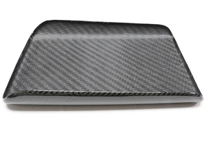 Tesla Model S/X 2021 + gerçek kuru karbon Fiber iç için MRD karbon kol dayama kapağı kol dayama. - Product Image 4