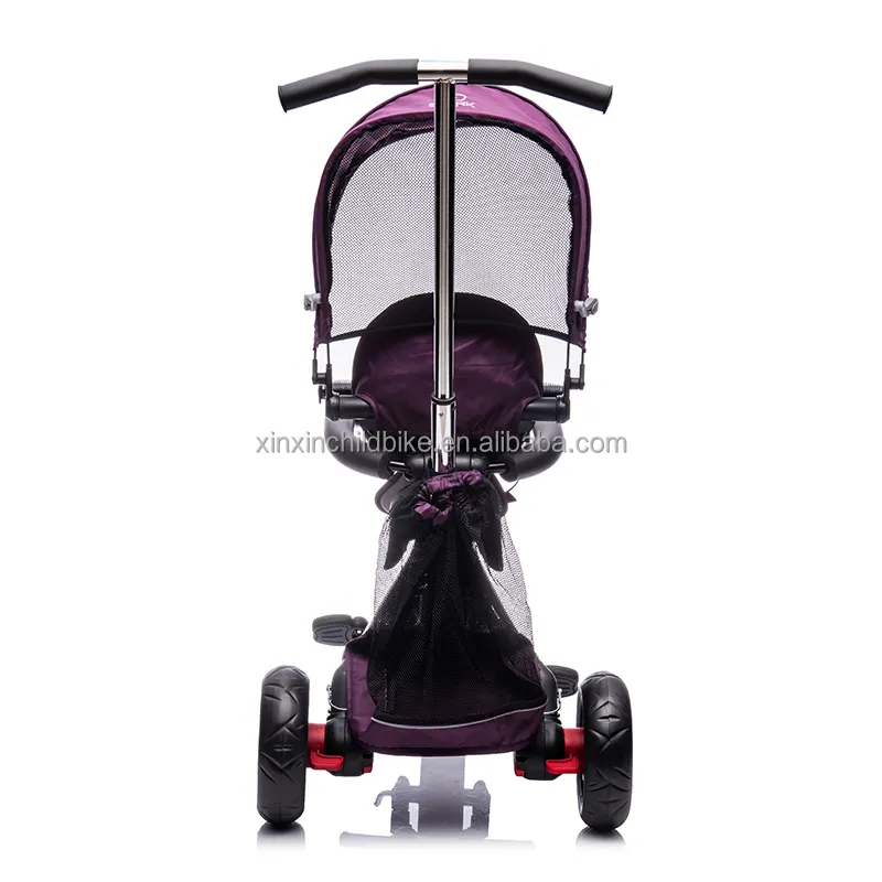 2022 children's 3-wheel large tricycle boys and girls can sit on baby children's toy strollers