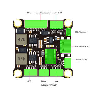 Betaflight FC 55A 60A 70A 8S 12S BLheli ESC Pilhas com 4IN1 ESC Barómetro <span class=keywords><strong>Sensor</strong></span> Metal F435 Controlador de Voo - Product Image 4