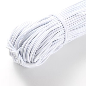 OEM Tùy Chỉnh 100% Bông Đàn Hồi Dây Ràng Buộc Đàn Hồi Cao Sợi Dây Thừng Vòng Trong Tùy Chỉnh Màu Sắc Cho Quần Áo - Product Image 5