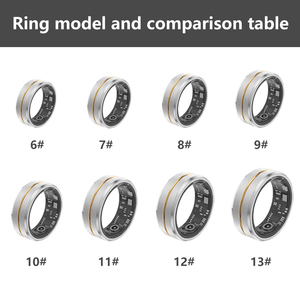 Anillo portátil inteligente con ejercicio automático Monitoreo del ritmo cardíaco Función saludable Mediciones remotas Sistema operativo Android - Product Image 4