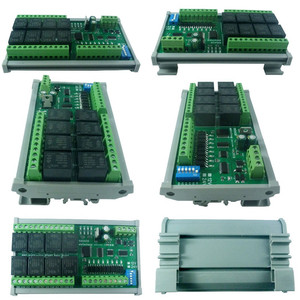 DC 12V 24V Multifunction RS485 IO Board 8 Optically Isolated NPN Input &amp; 8 Relay <strong>Output</strong> <strong>Modbus</strong> RTU <strong>Module</strong> - Product Image 4