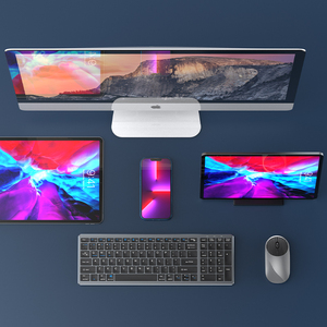 Combo de teclado y ratón portátil, juego de teclado y ratón inalámbricos recargables tipo C, gran oferta - Product Image 6