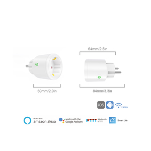 Tuya EU Smart Plug Wifi Zigbee Tasmota firmware flash per Espressif ESP8266 ESP32 chipset custom Tooya BSD34 16A Smart Socket - Product Image 2