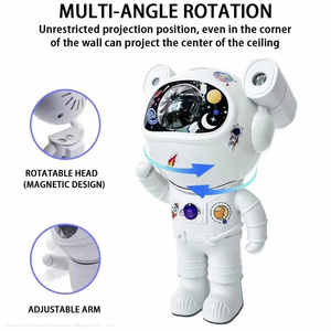 ホット販売宇宙飛行士銀河プロジェクターランプ音楽スピーカースタームーン星雲ナイトライトスペースタイマーLed宇宙飛行士プロジェクター照明 - Product Image 4