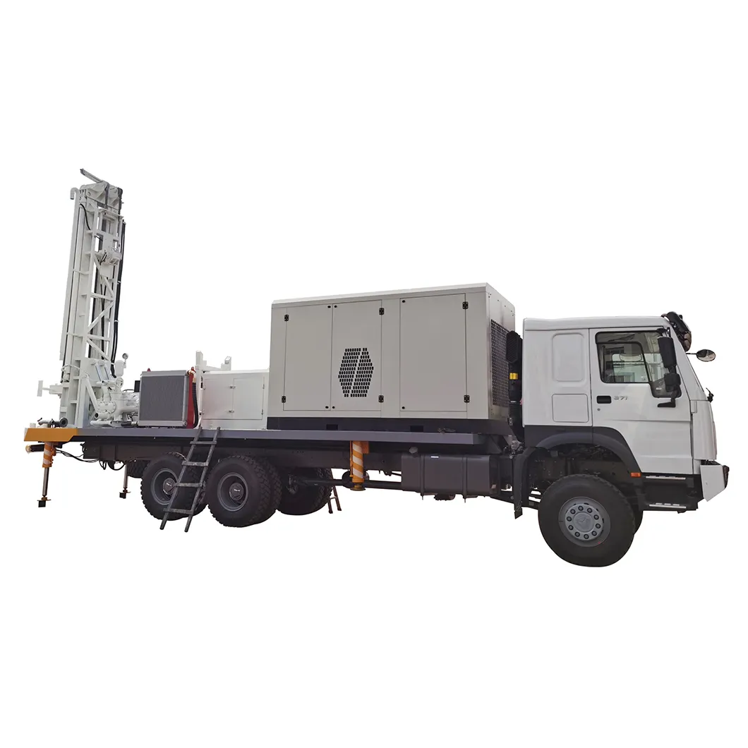 Iyi satış sağlanan kuyu delme makinesi monte sondaj kamyon kullanılan su kuyu sondaj donanımı D Miningwell MWT300K