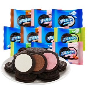 Toptan egzotik aperatifler toplu 3kg kutulu çok lezzet sandviç gofret dahil çikolata Matcha orijinal çilek kakao tatlar - Product Image 1