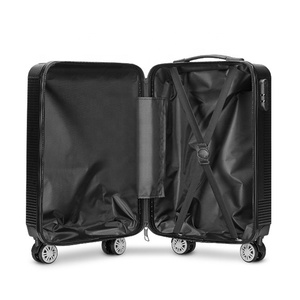 畅销高品质黑锁行李箱最新Maletas-de-viaj行李箱套装男士旅行包