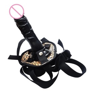 Yapay PVC seks oyuncak kauçuk renkli Penis kayış Dildos kadın seks ürün oyuncaklar siyah yapay Penis için lezbiyen - Product Image 4