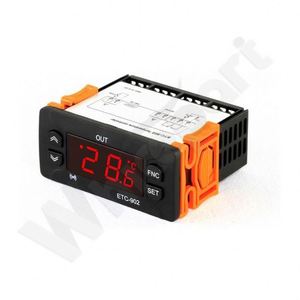 Controlador de temperatura de alarma para incubadora, Control de calefacción, ETC-902 de habitación, termostato digital negro, marca whiepart - Product Image 1