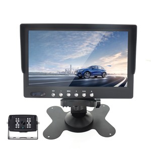 7 Inch Car Reversing <strong>Monitor</strong> LCD Digital Screen 2 Way Video <strong>Input</strong> Auto Parking Reverse Rear View Display Optional Backup Camera - Product Image 1