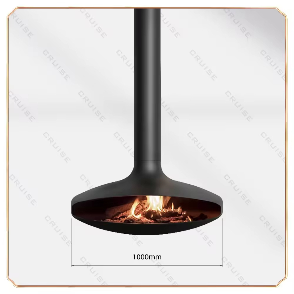 UFO - chimenea de leña - 1000mm
