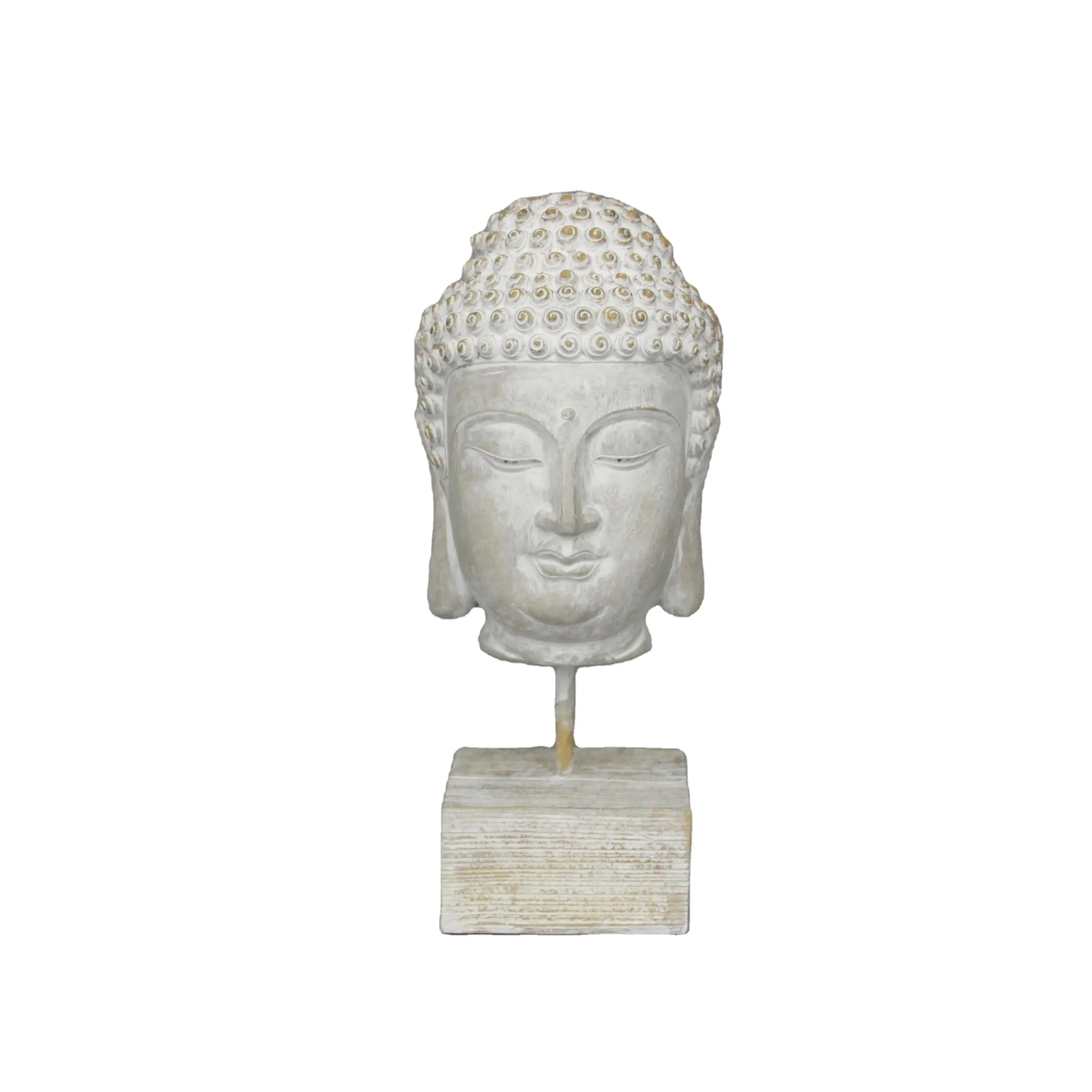 Escultura de resina para decoración de interiores, estatua de cabeza de Bujeda, artesanía de regalo, directa de fábrica, utilizado para decoración de salón