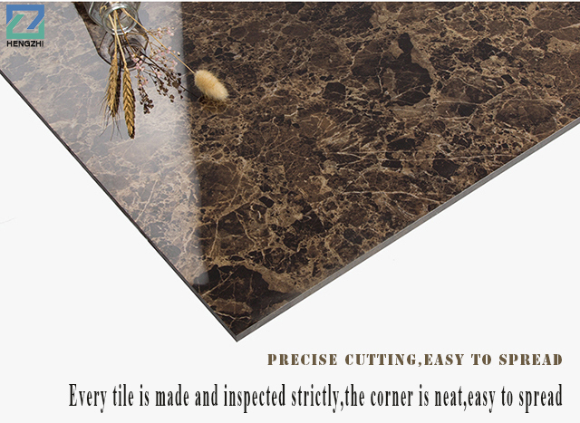 Modern Design Like Turkey Dark Emperador Marble Full Polished Tiles