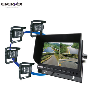 Monitor de pantalla Lcd de 7 pulgadas para coche, dispositivo de vídeo independiente de 4 vías, para TV y marcha atrás con altavoz incorporado - Product Image 6