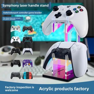 2層アクリルディスプレイスタンドカラフルなゲームコントローラーブラケットPS4用スイッチ用および<span class=keywords><strong>Xbox</strong></span>用PCに対応-新しい状態