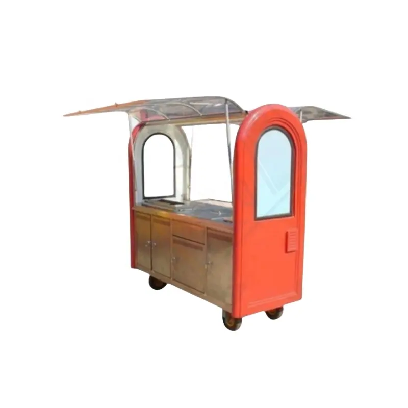 Carrello del caffè mobile snack food fish cooker street food food truck equipment cucina commerciale