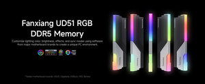 RGB DDR5 RAM 16GB 6000MHZ 64000MHZ 72000MHz ECCカードPCコンピュータデスクトップメモリスティックラムズ - Product Image 6