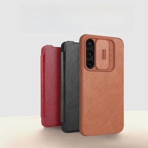 适用于三星Galaxy A35碳纤维翻盖，带防窥视镜头推动保护手机外壳 - Product Image 3