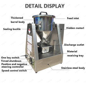 High efficiency drum <strong>mixer</strong> machine high viscosity <strong>mixer</strong> machine for barrel drum <strong>mixer</strong> for food - Product Image 5