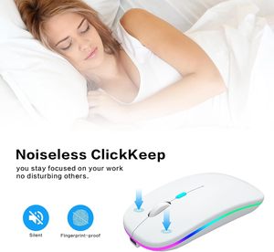 <strong>Custom</strong> Gaming <strong>Mouse</strong> Manufacturer Rechargeable Bluetooth Wireless <strong>Mouse</strong> 2.4ghz Usb Rgb 1600dpi <strong>Mouse</strong> for <strong>Computer</strong> Laptop Tablet - Product Image 5