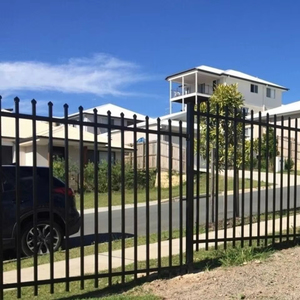 Outdoor Modern Metal Galvanized Steel Picket Wrought Iron <strong>Fence</strong> Panels <strong>Fence</strong> for Swimming <strong>Pool</strong> - Product Image 4