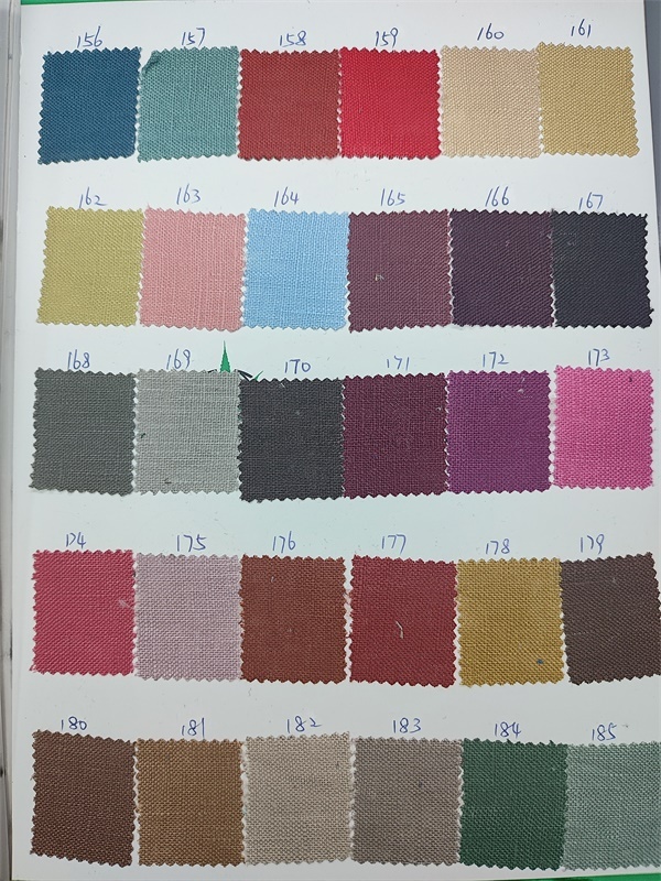 linen color card