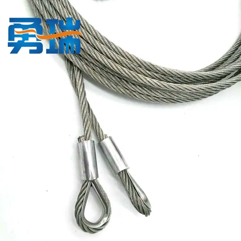 Contour de câble en acier inoxydable, 10 pièces, 5.0mm, boucle de quincaillerie avec verrouillage métallique, éclairage de câbles