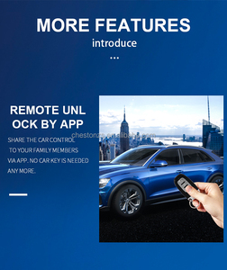 Smart <strong>Push</strong> Start <strong>Button</strong> Engine <strong>Keyless</strong> Entry Car Alarm <strong>System</strong> With App - Product Image 4