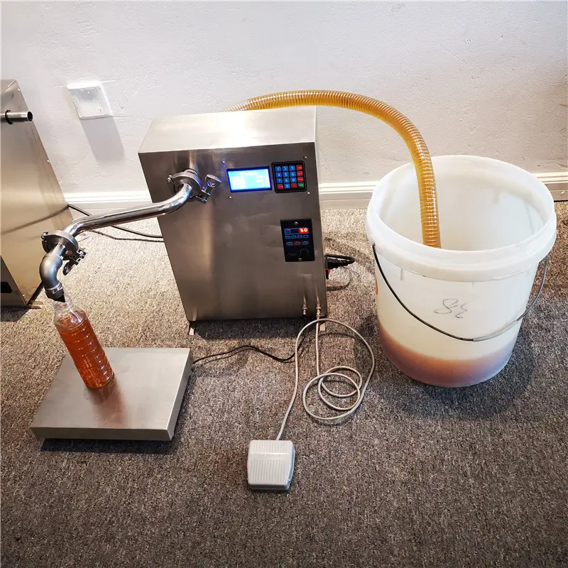 Bomba de pesaje automática de grado alimenticio, máquina de llenado de miel de pasta viscosa, 220V