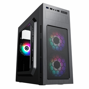 ATX-Computer gehäuse mit gebürsteter Frontplatte, Computer teile - Product Image 1