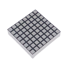 Houkem-12288-A/BB 1,2 дюймов 8x8 квадратная Светодиодная точка 3x3 мм матрица синий светодиодный точечный матричный модуль дисплей 8*8 - Product Image 1