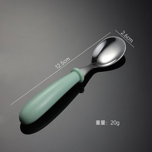 High Quality 304 Stainless Steel Children's Cartoon <strong>Flatware</strong> Fork Spoon <strong>Box</strong> Round Handle Cute Pattern Birthday Cutlery Gift Set