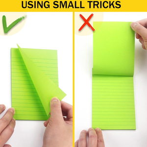 Bloc de notas pequeño simple con regla A6 personalizado para el trabajo, Bloc de notas adhesivo para uso de oficina útiles escolares Bloc de notas - Product Image 5