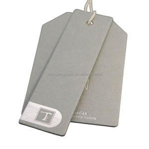 <strong>Custom</strong> Luxury Garment Swing <strong>Tags</strong> Clothes Label hang <strong>Tag</strong> with <strong>String</strong> Paper Hangtags for Clothing - Product Image 5