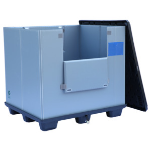 HDPE Customized Solid Nestable Foldable Pallet Box for <strong>Logistics</strong> - Product Image 3