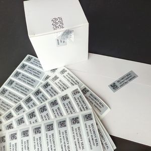 Benutzer definierte Logo-Fälschung aufkleber Einzigartige Kratz codes Dynamische Hohlräume ti ketten Holo graphisches PET für Sicherheits werbung - Product Image 1