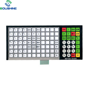<strong>Embossed</strong> Touch Screen Button Poly Dome Membrane <strong>Switch</strong> Keypad <strong>Keyboard</strong> for Automatic Control for Telecommunication Equipment - Product Image 6