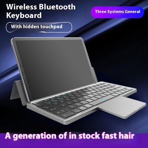 Multicanal para teclado Bluetooth con panel táctil oculto USB portátil a prueba de polvo para nueva computadora y computadora portátil Nuevo teclado - Product Image 2