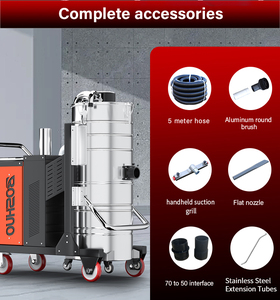 Máy hút bụi công nghiệp thích hợp để hút sắt, thủy tinh, cát thép, đá và các hạt nặng và rất nhiều bụi - Product Image 2