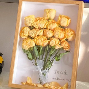 Wholesale Customize A4 8x8 <strong>10x10</strong> Inch Specimen Wooden Frame Natural Wood Walnut Wood 3D 3cm 4cm 5cm Deep Shadow <strong>Box</strong> Frame - Product Image 6