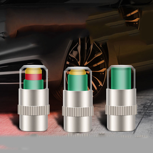 Evrensel araba oto lastik basıncı monitörü kök Caps sensörü kiti 2.2bar lastik vana kapağı göstergesi otomobil parçaları - Product Image 5