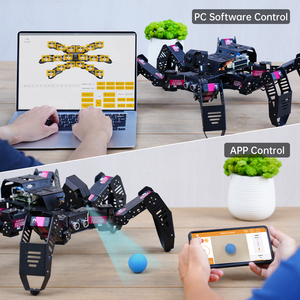 Hiwonder SpiderPi AI Vision Himbeer Pi Hexapod Roboter Intelligente Servo Python Programmierung App Control Education Roboter Kits