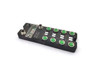 Modulo di estensione IP 67 SV-Link M8 con porta di alimentazione ausiliaria T-Code Master scheda modbus uscita ingresso PLC modulo TCP IO link - Product Image 2