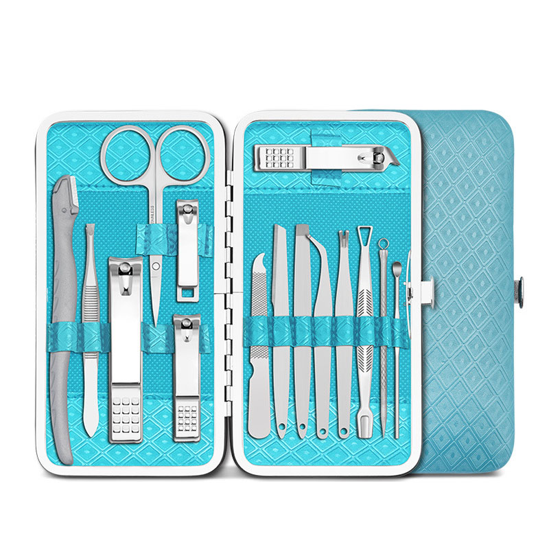#12-15pcs ensemble-bleu