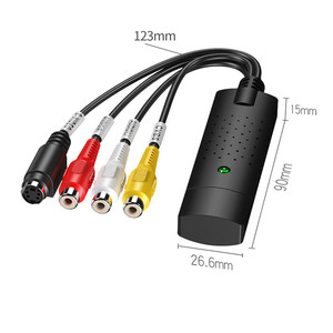 Adaptador de tarjeta de captura de vídeo USB 2,0 a RCA, convertidor, adaptador de tarjeta de captura de Audio y vídeo, CableS de PC para TV, DVD, dispositivo de captura VHS - Product Image 2