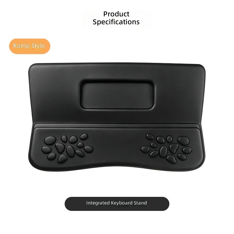 Reposamuñecas para teclado todo en uno, negro